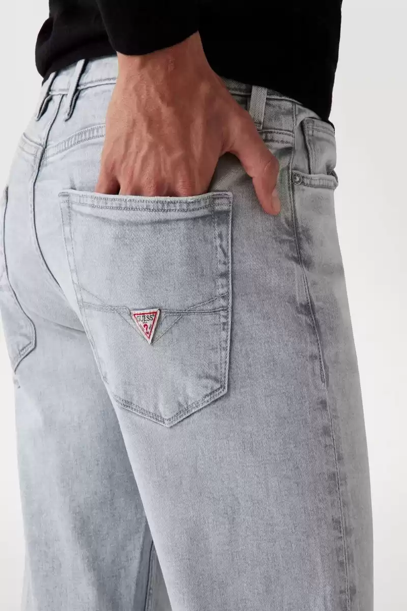 Guess Erkek Mavi Angels Slim Fit Jean