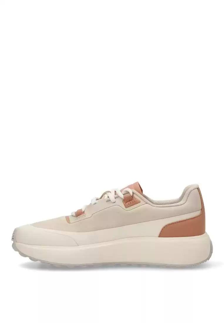 Calvin Klein Kadın  Bej Logolu Sneaker