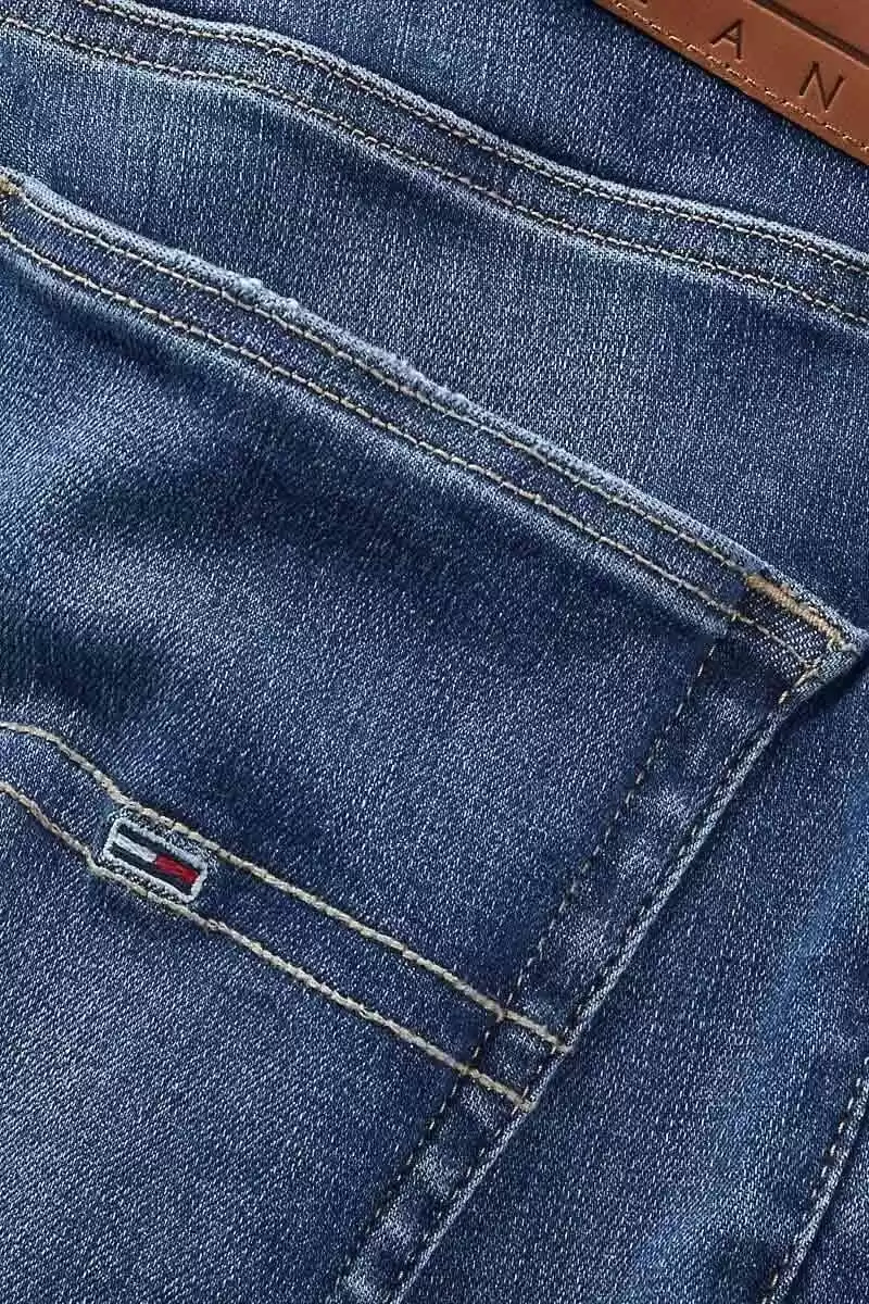 Tommy Hilfiger Erkek Lacivert Jeans