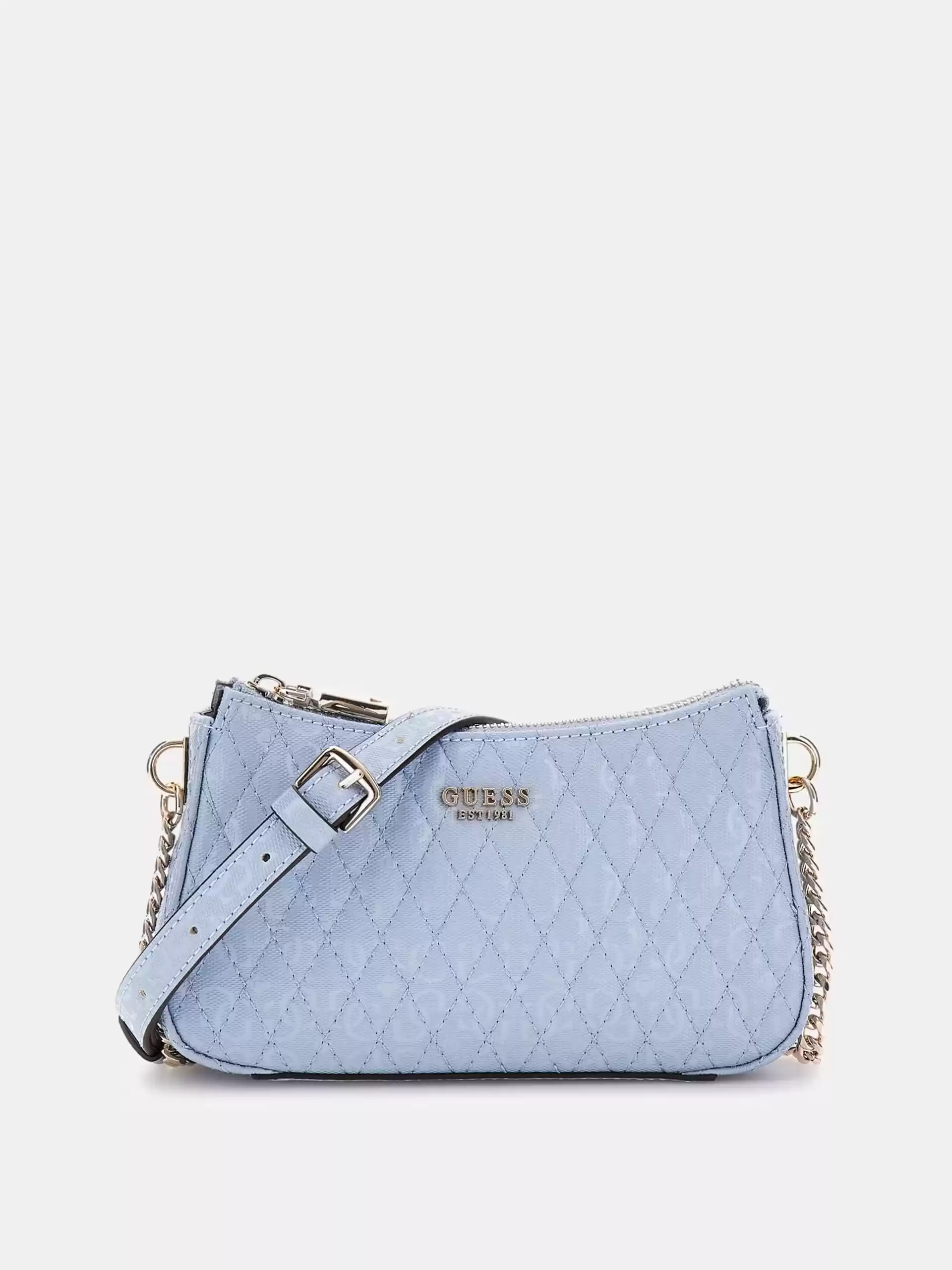 Guess Kadın  Açık Mavi Betula 4G Logolu Çapraz Çanta
