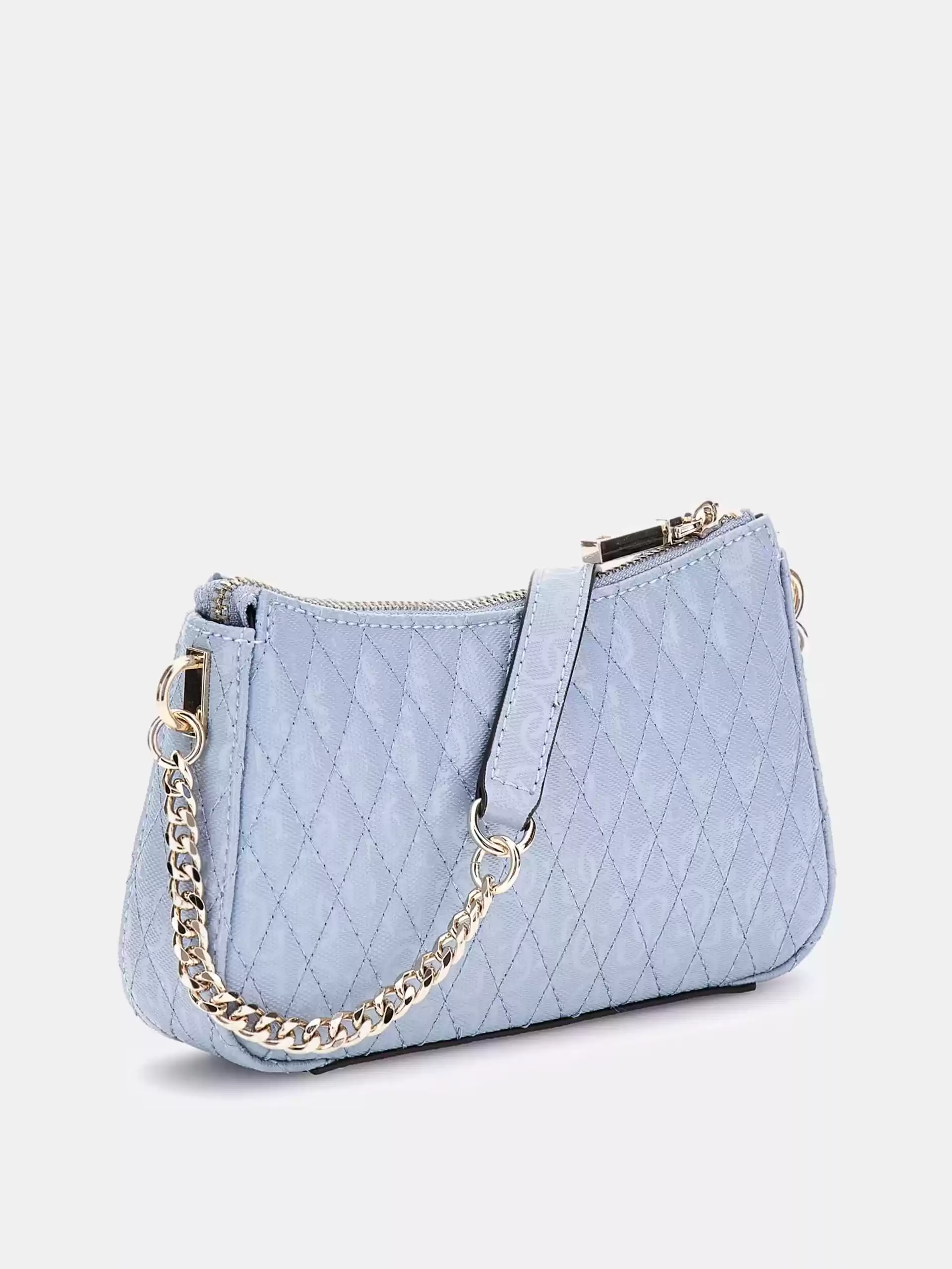 Guess Kadın  Açık Mavi Betula 4G Logolu Çapraz Çanta