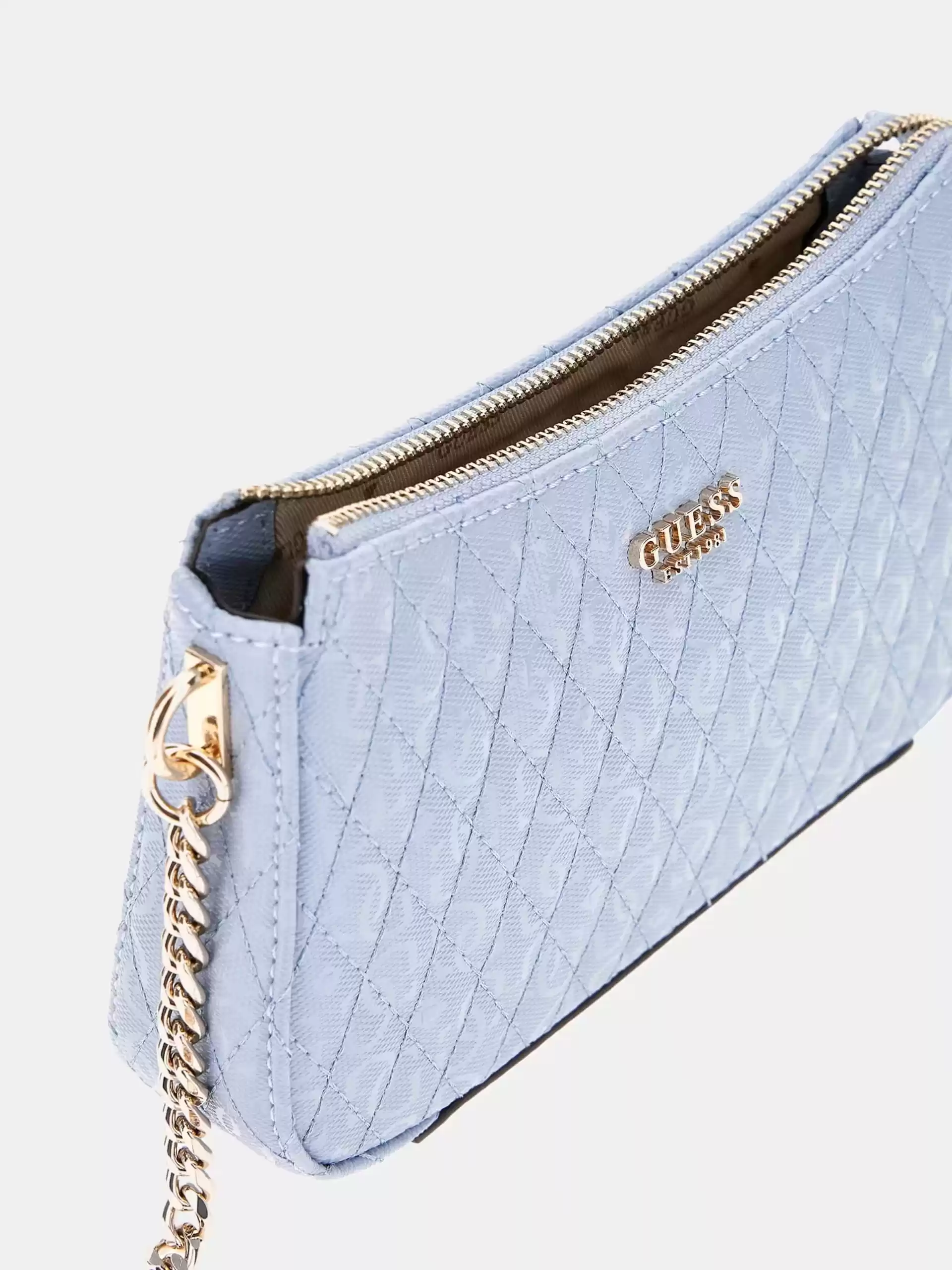 Guess Kadın  Açık Mavi Betula 4G Logolu Çapraz Çanta