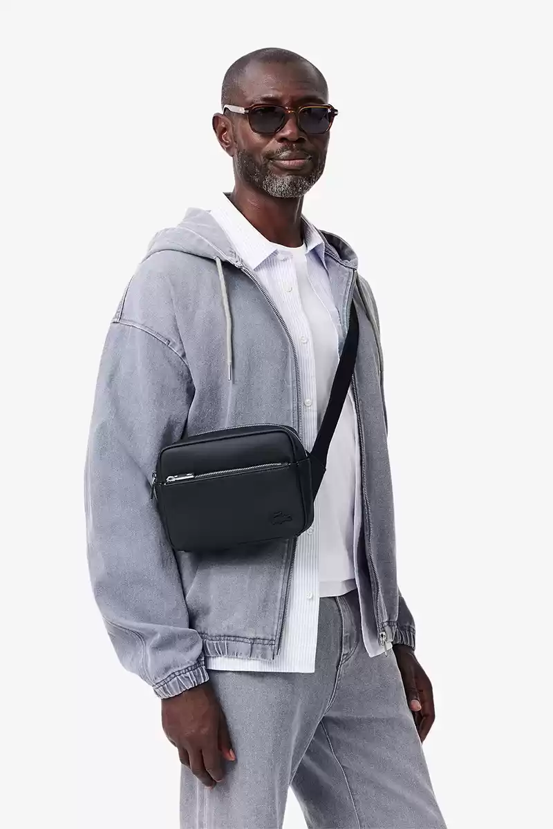 Lacoste Erkek Siyah Postacı Çantası