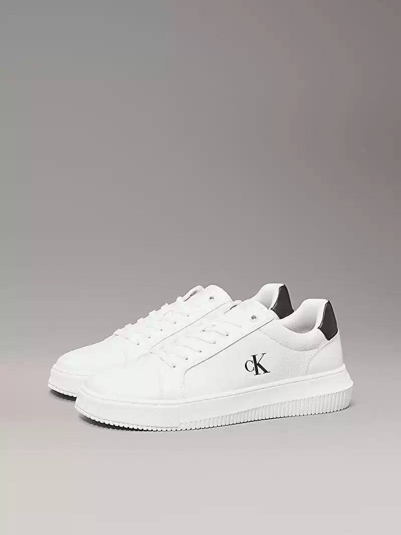 Calvin Klein Kadın  Beyaz Ck Logolu Sneaker