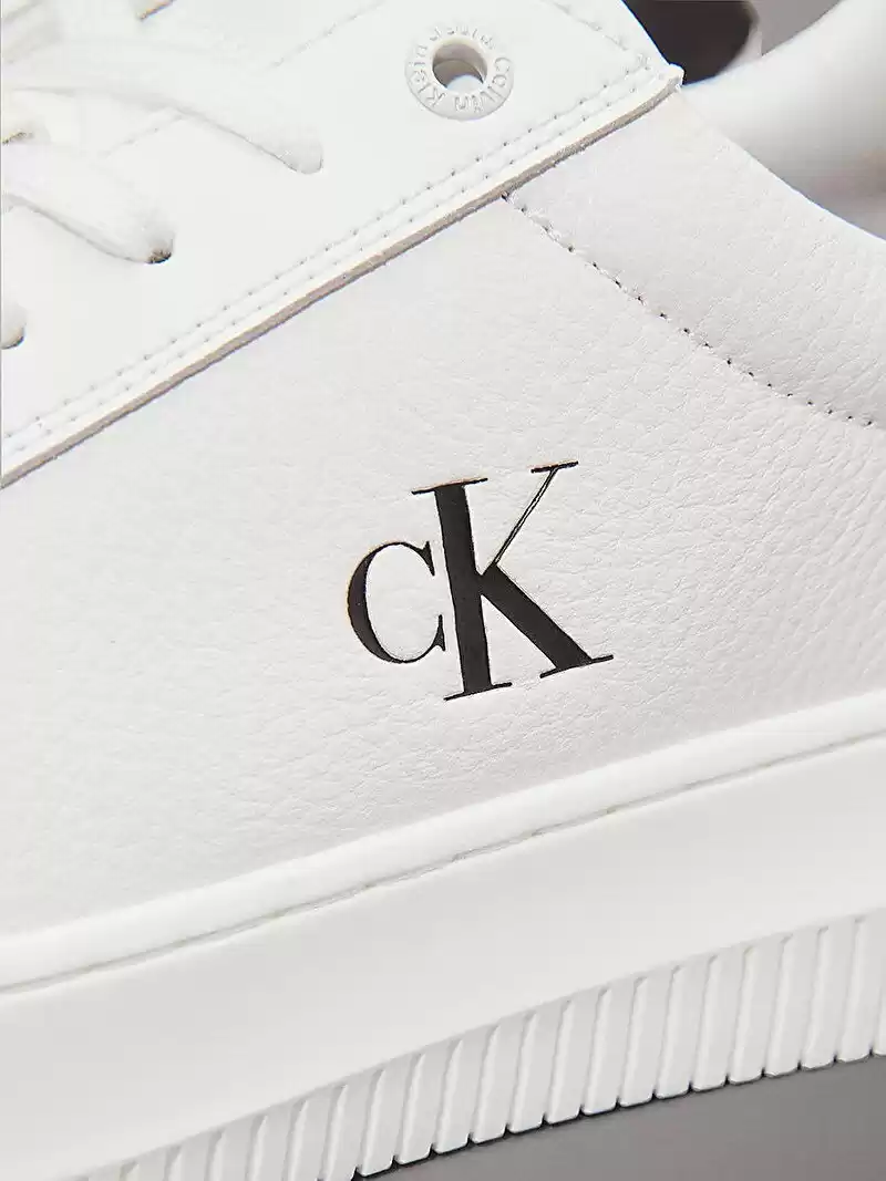 Calvin Klein Kadın  Beyaz Ck Logolu Sneaker