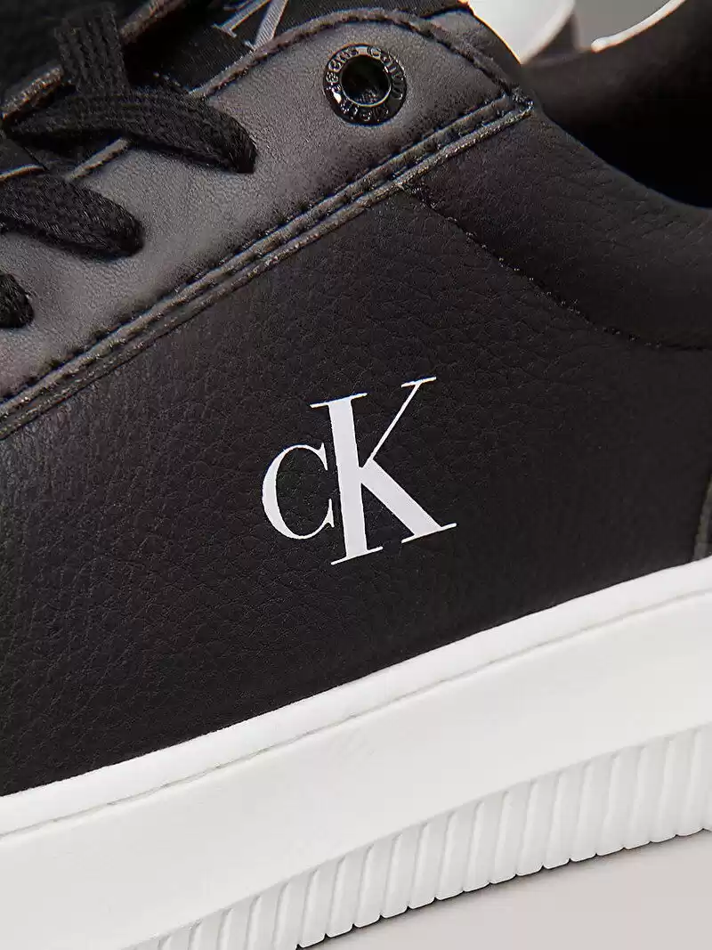 Calvin Klein  Erkek  Siyah   Ck Logo  Kabartma Sneaker