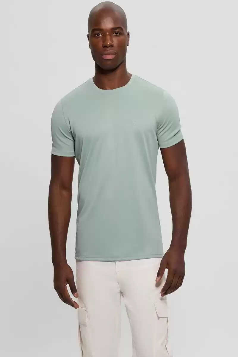 Guess Erkek Gri Tech T-Shirt