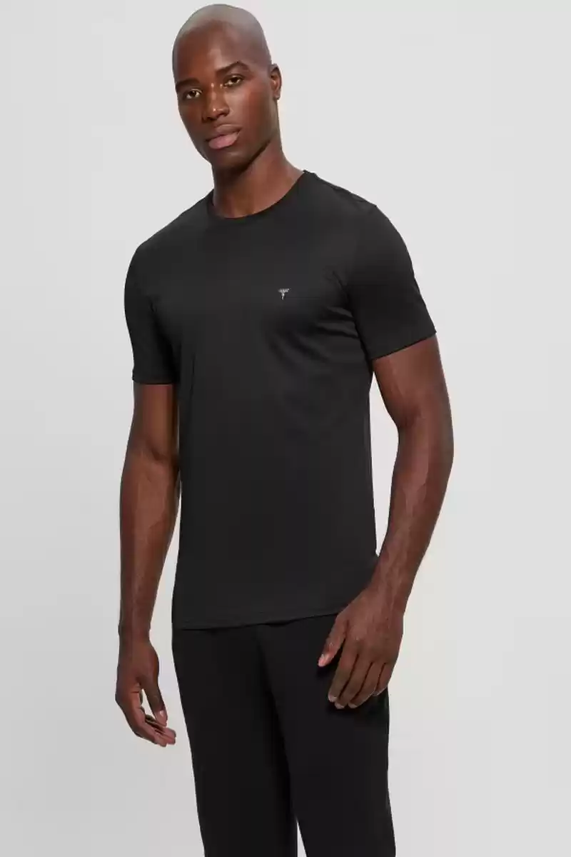 Guess Erkek Siyah Tech T-Shirt