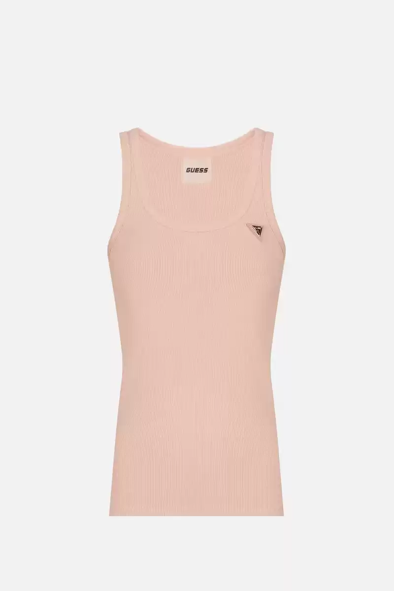 Guess Kadın Pembe Rabina Crop Atlet