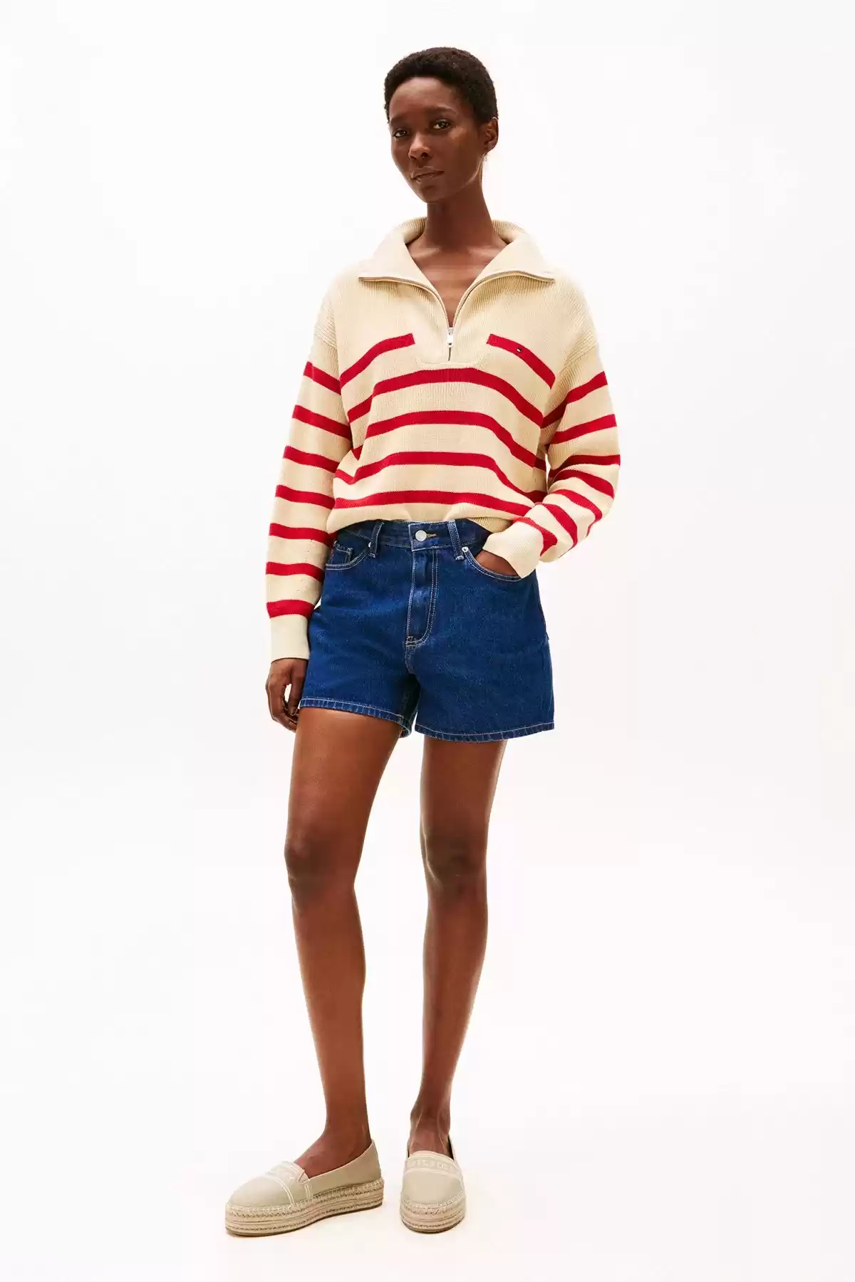 Tommy Hilfiger Kadın Denim Platform Espadril