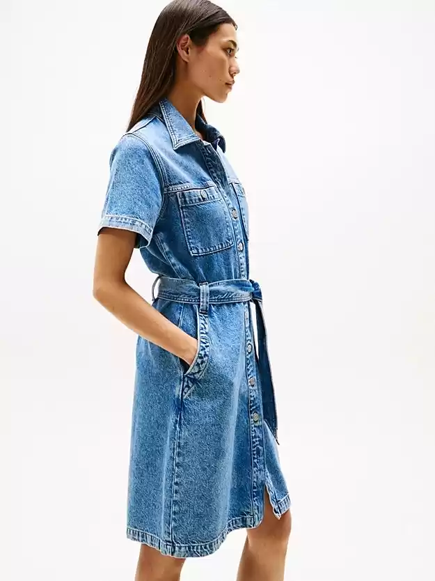 DNM SS KNEE BELTED DRESS ALI