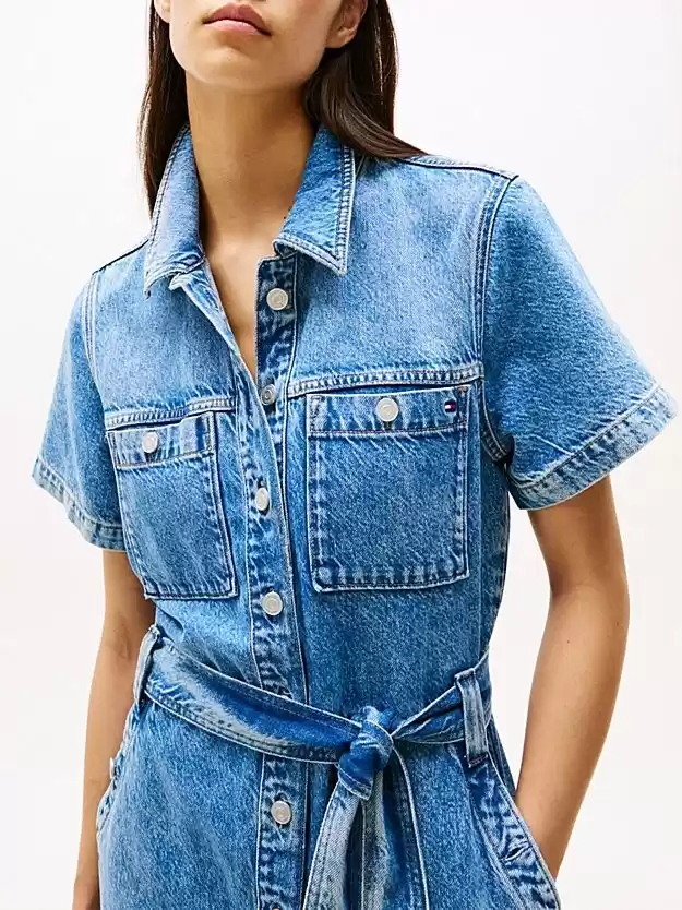 DNM SS KNEE BELTED DRESS ALI