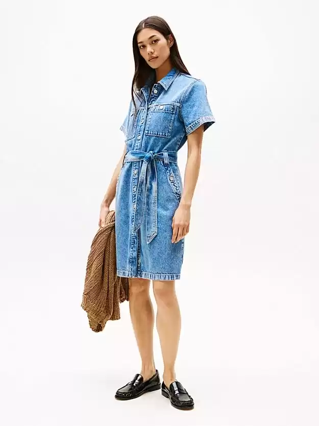 DNM SS KNEE BELTED DRESS ALI