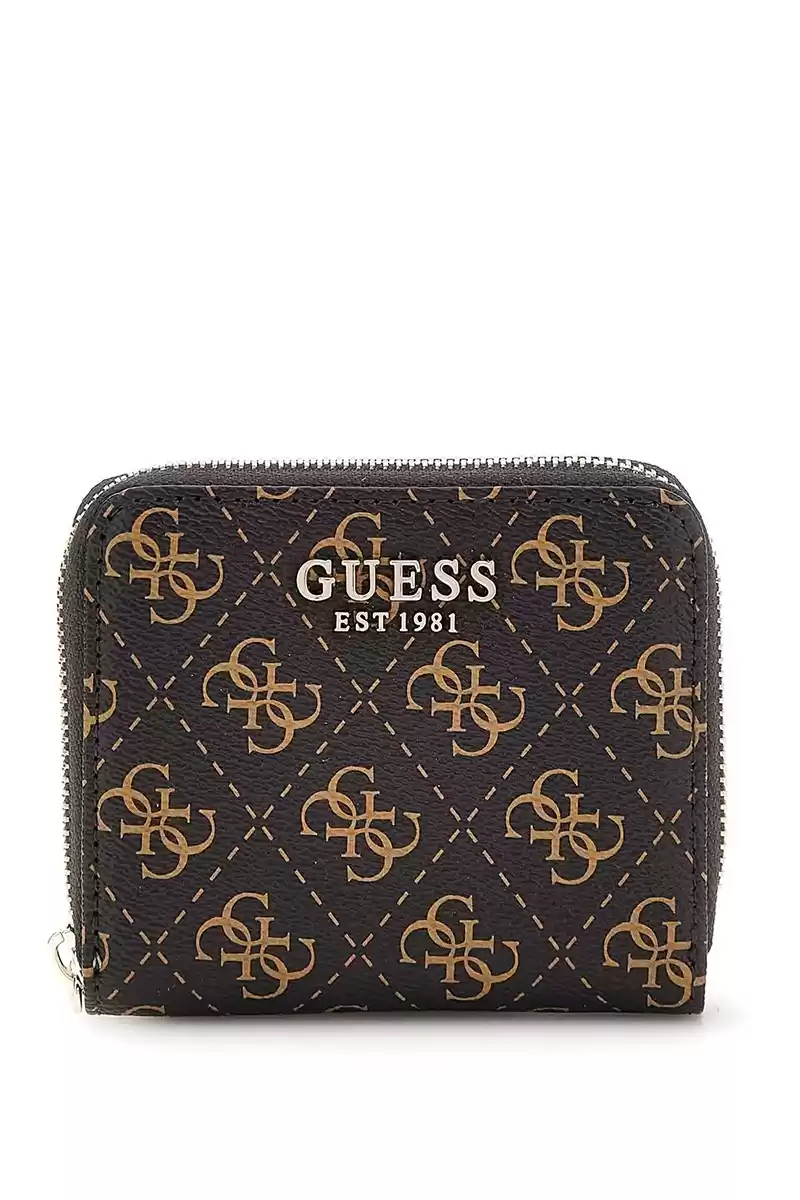 Guess Kadın Kahverengi Eco Carly Cüzdan