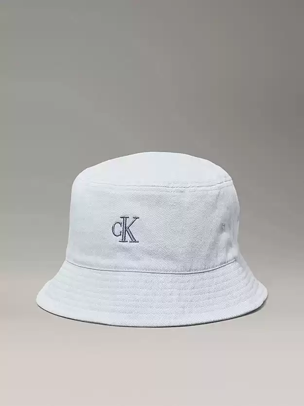 Calvin Klein Kadın  Mavi  Twill  Kova Şapka