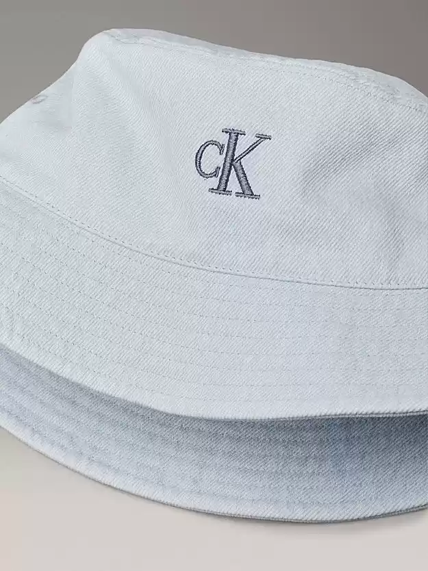 Calvin Klein Kadın  Mavi  Twill  Kova Şapka