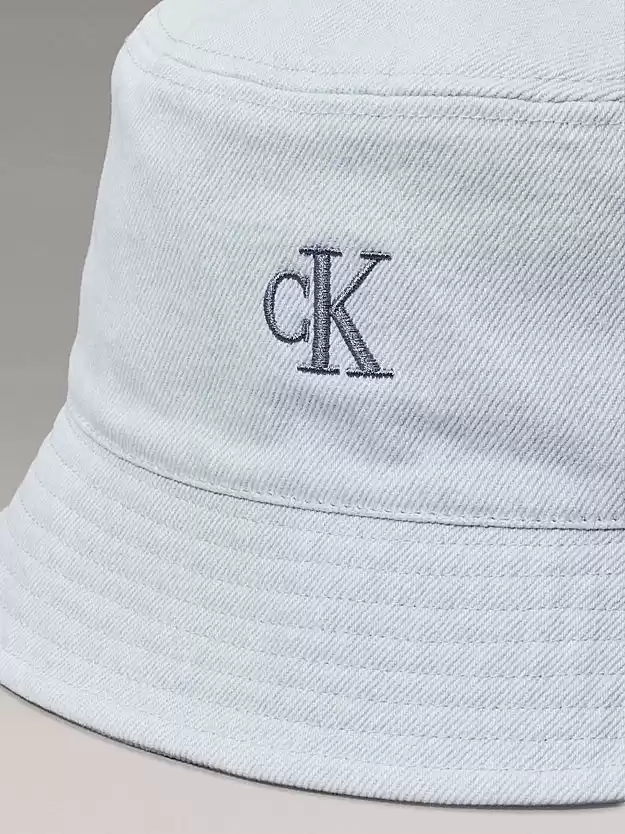 Calvin Klein Kadın  Mavi  Twill  Kova Şapka