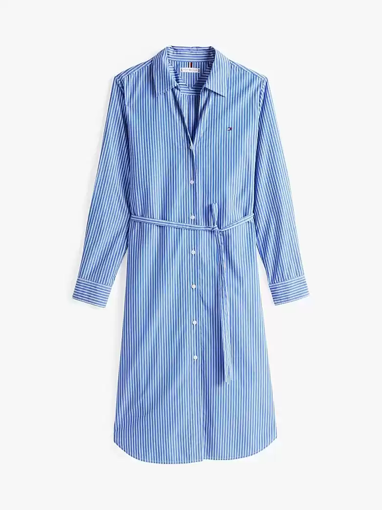 ESS POPLIN REGULAR SHIRT DRESS