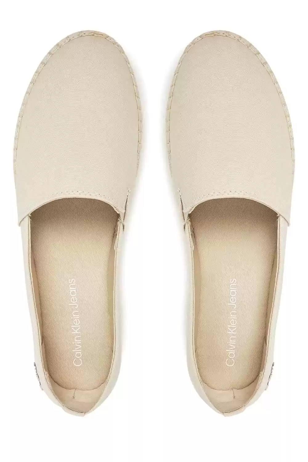 Calvin Klein Kadın  Bej Espadrill Babet