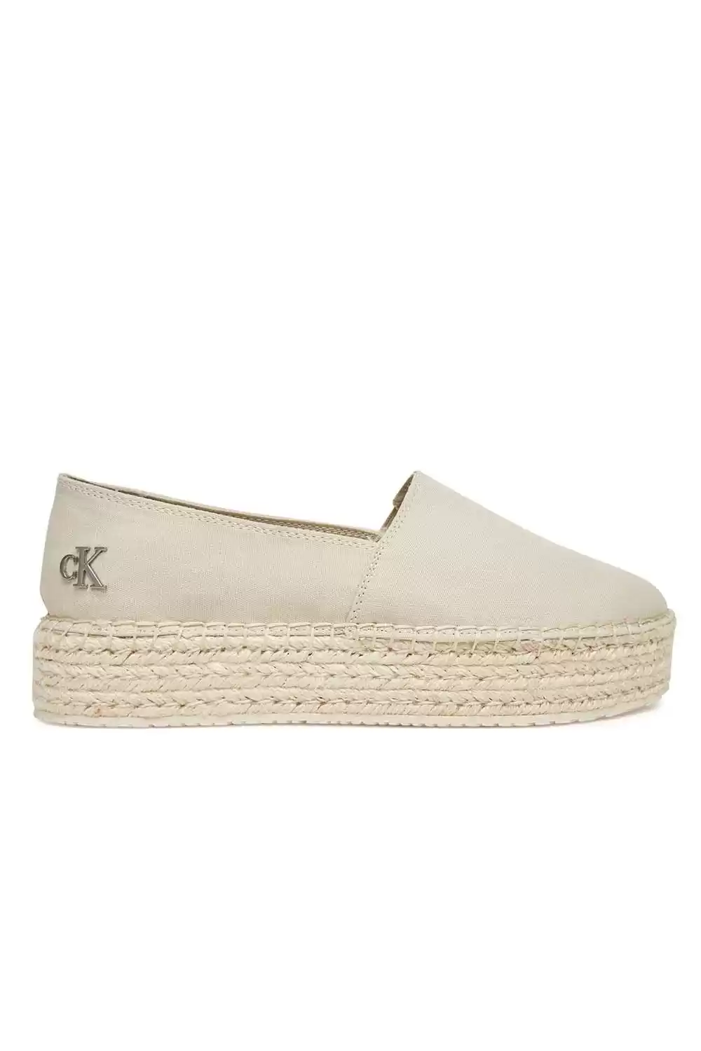 Calvin Klein Kadın  Bej Espadrill Babet