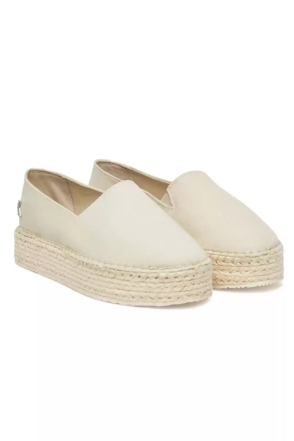 Calvin Klein Kadın  Bej Espadrill Babet