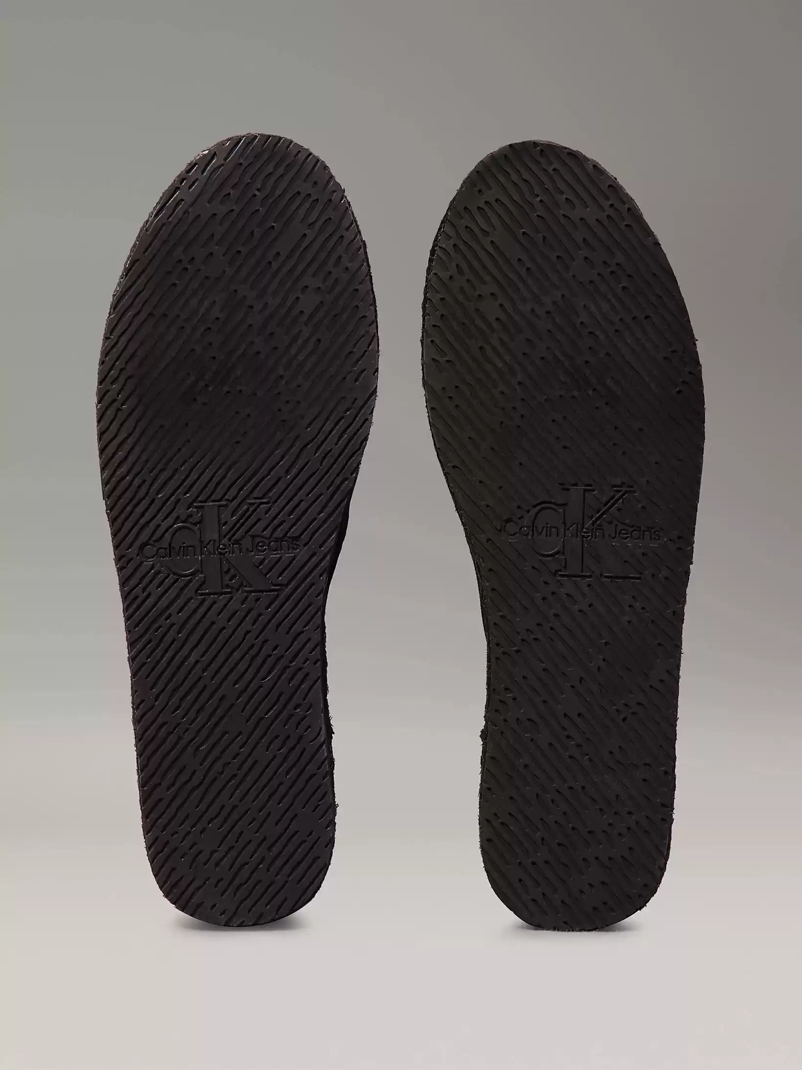 Calvin   Klein Kadın  Siyah Tuval Platform Espadril Babet