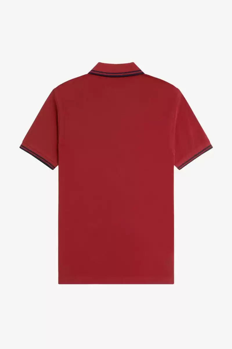 Fred Perry Erkek Kırmızı Polo Yaka T-shirt