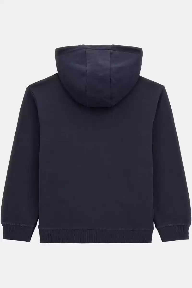 Guess Erkek Lacivert Üçgen Logolu Sweatshirt