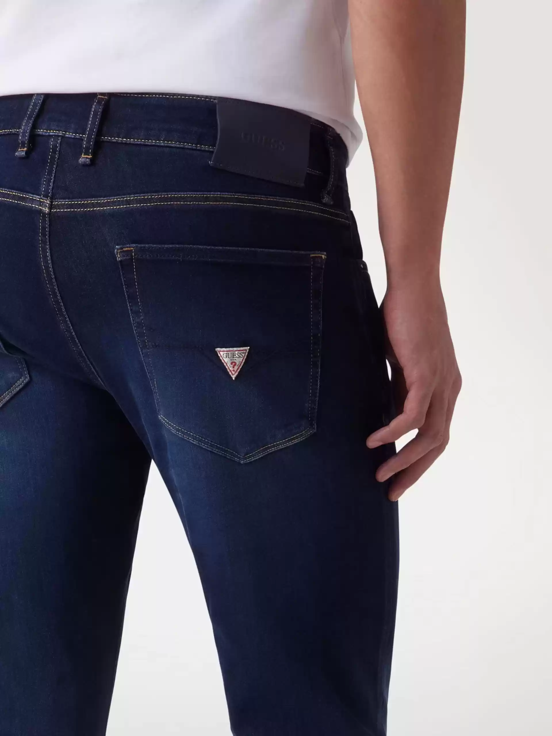 Guess Erkek Mavi Denim Pantolon