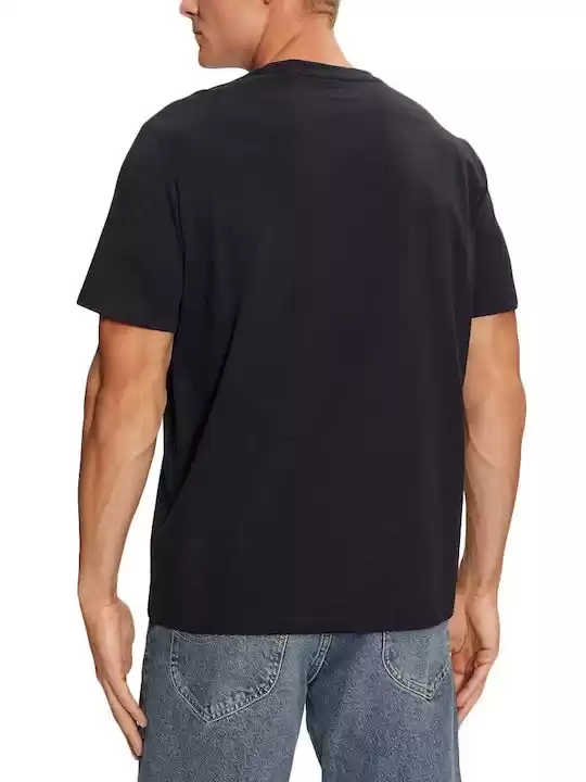 Guess Erkek Lacivert Patch Detaylı Tişört