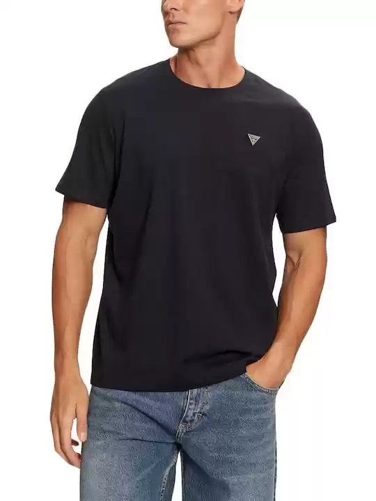 Guess Erkek Lacivert Patch Detaylı Tişört