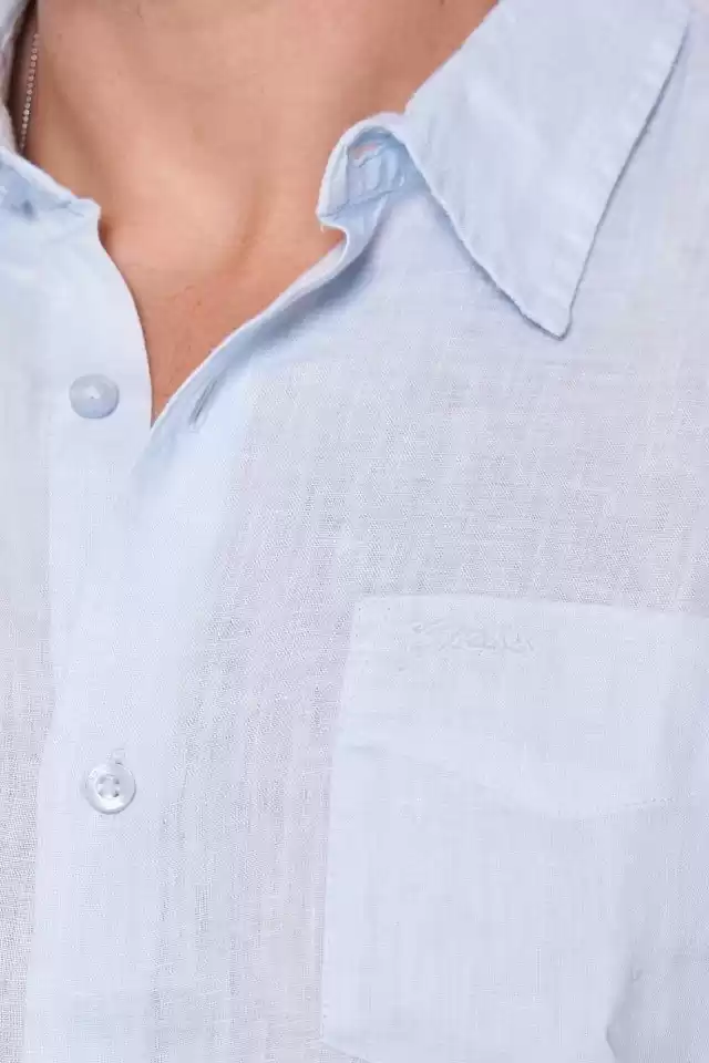 Guess Erkek Napa Keten Uzun Kollu Gömlek