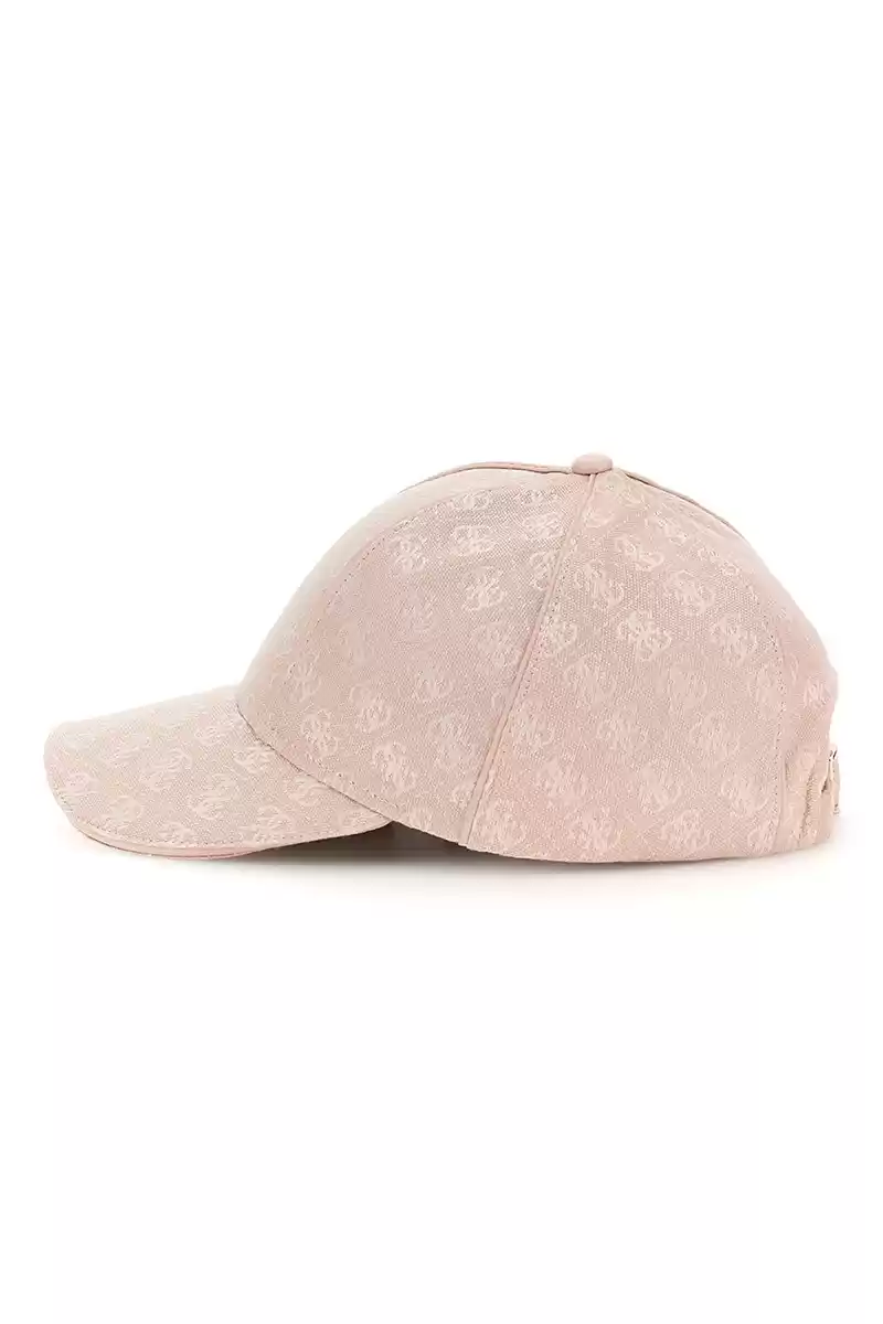 Guess Kadın Pembe Logolu Klasik Beyzbol Şapkası