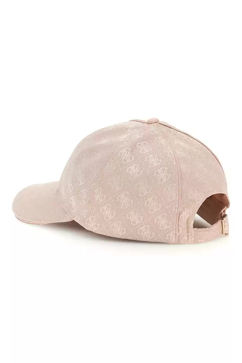 Guess Kadın Pembe Logolu Klasik Beyzbol Şapkası
