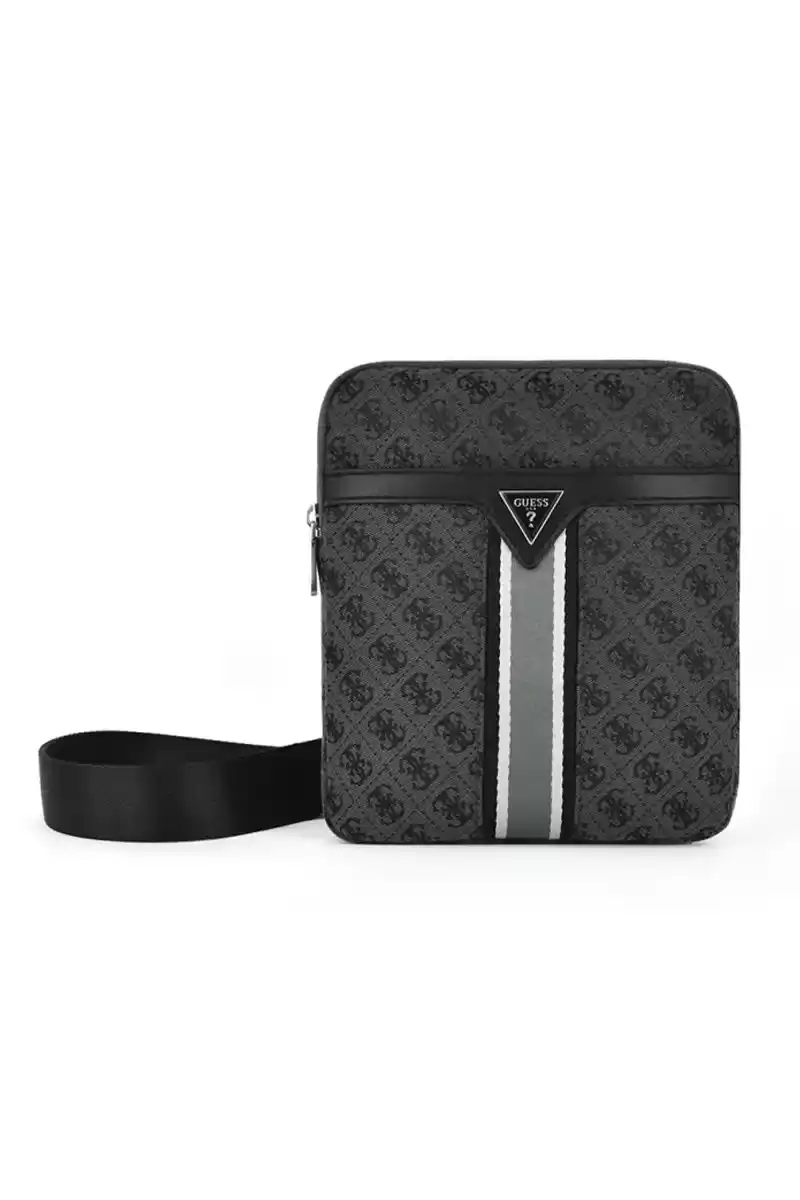 Guess Erkek Gri Crossbag 4G Logolu Çanta