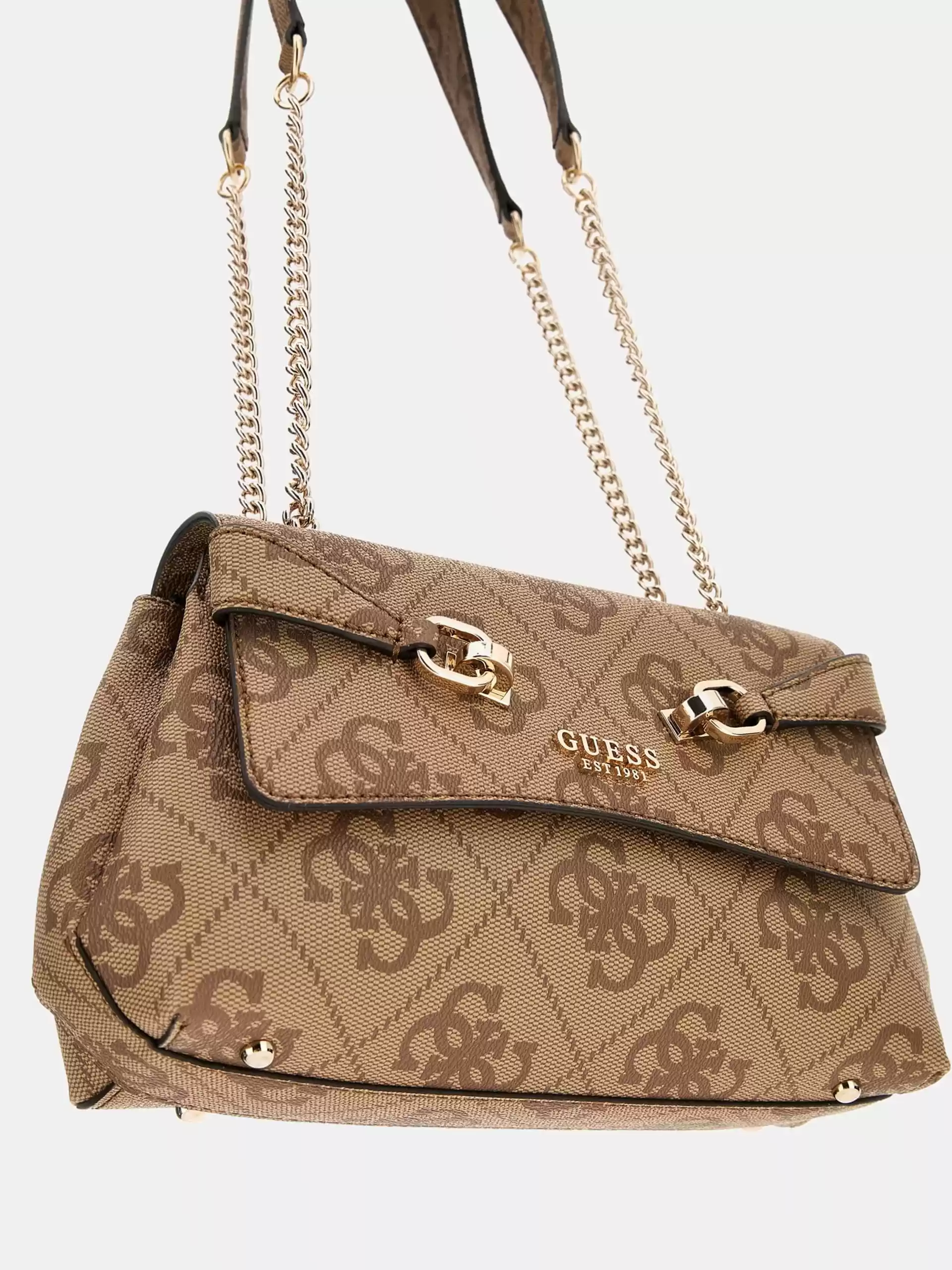 Guess Kadın Kahverengi Lorelei Dönüştürülebilir Flap Crossbo