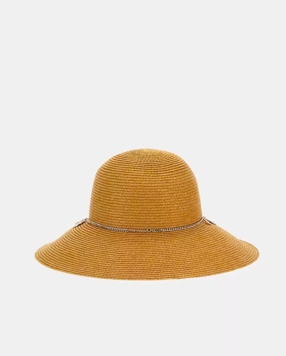 Guess Kadın Kahverengi Geniş Kenarlı Yazlık Brim Şapka