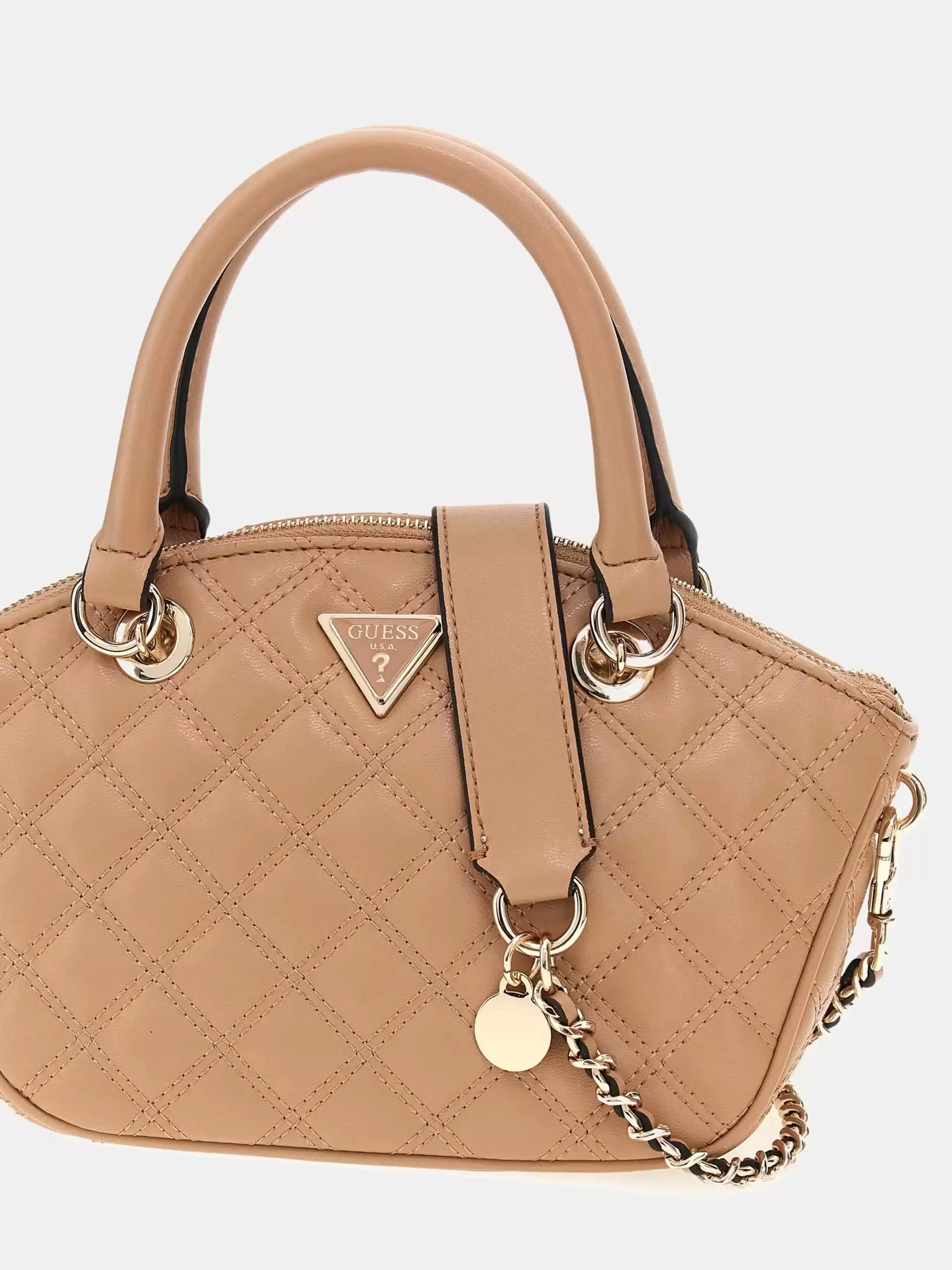 Guess Kadın Bej Giully Mini Satchel Çanta