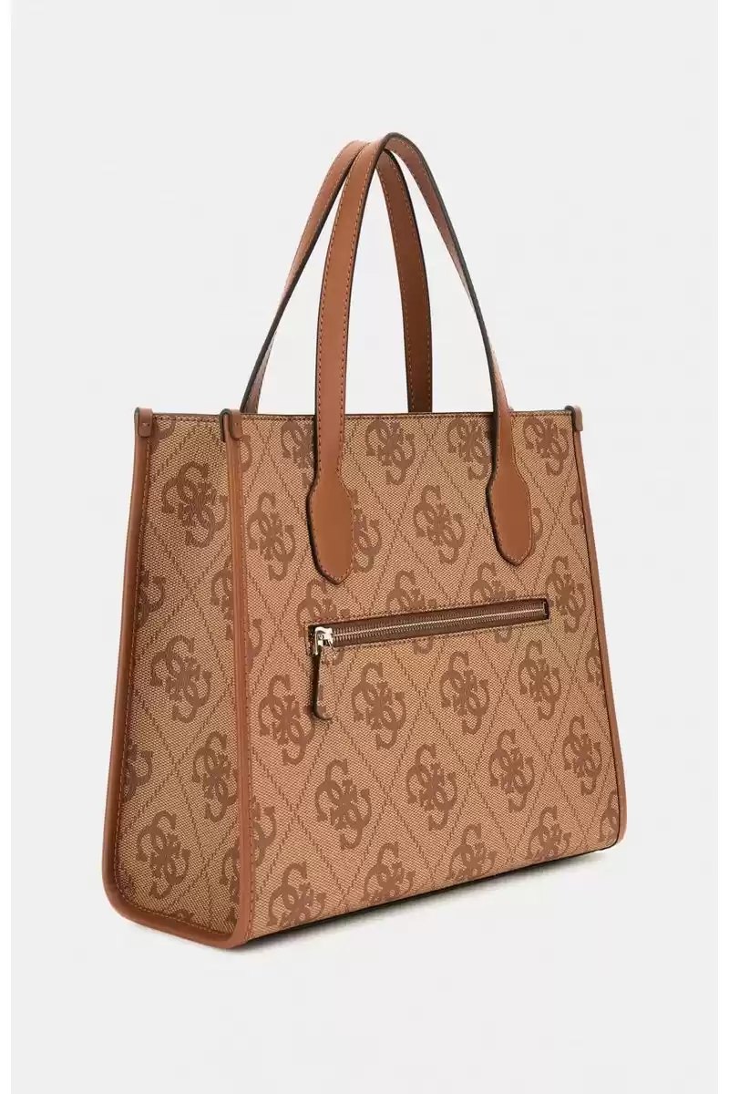 Guess Kadın Kahvereni  Izzy 4G Logolu El Çantası