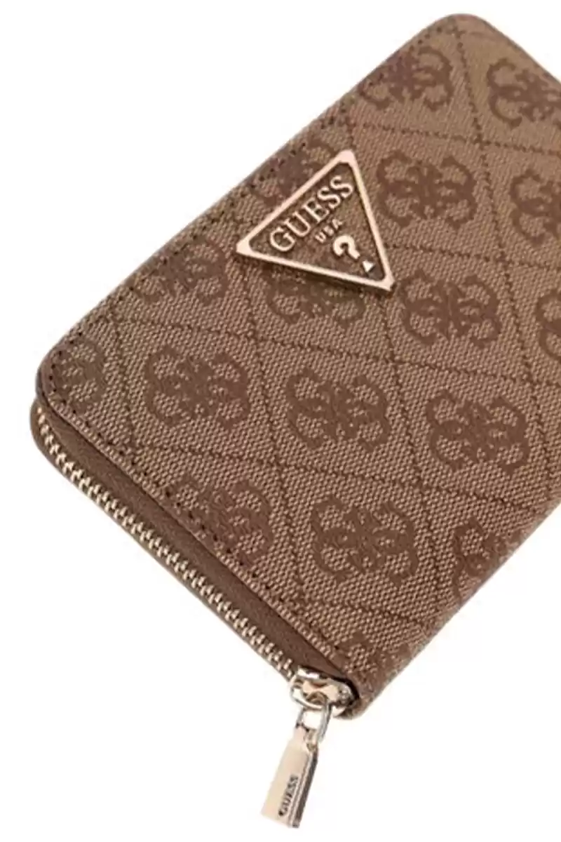 Guess Kadın Kahverengi Laurel Logolu Cüzdan