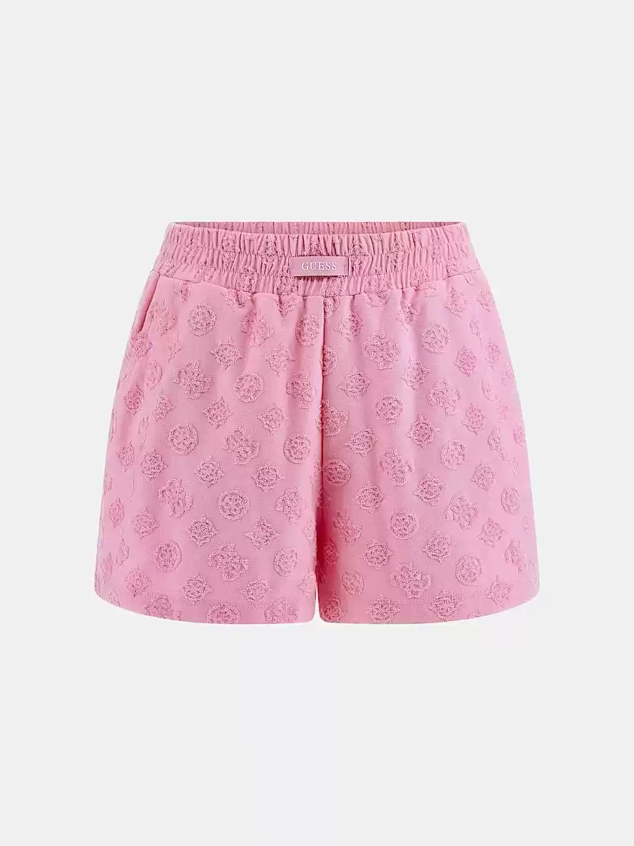 Guess Kadın Peony Jakarlı Şort