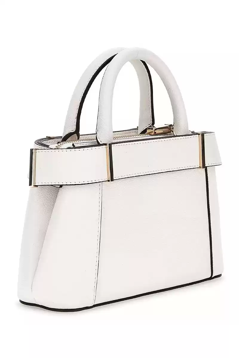 Guess Kadın Beyaz Anadela Mini Satchel Çanta