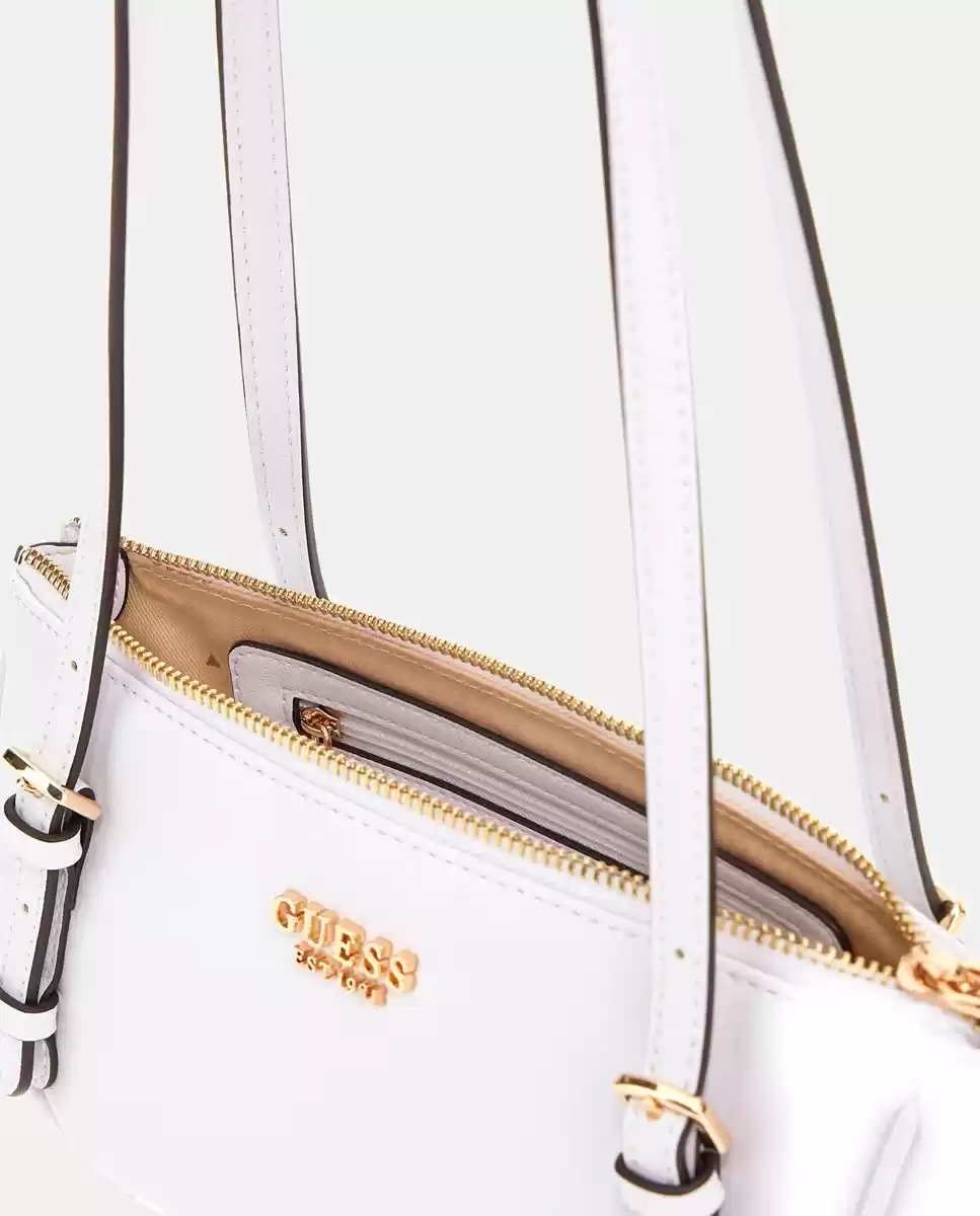 Guess Kadın Beyaz Cerelia Mini Omuz Askılı Satchel Çanta