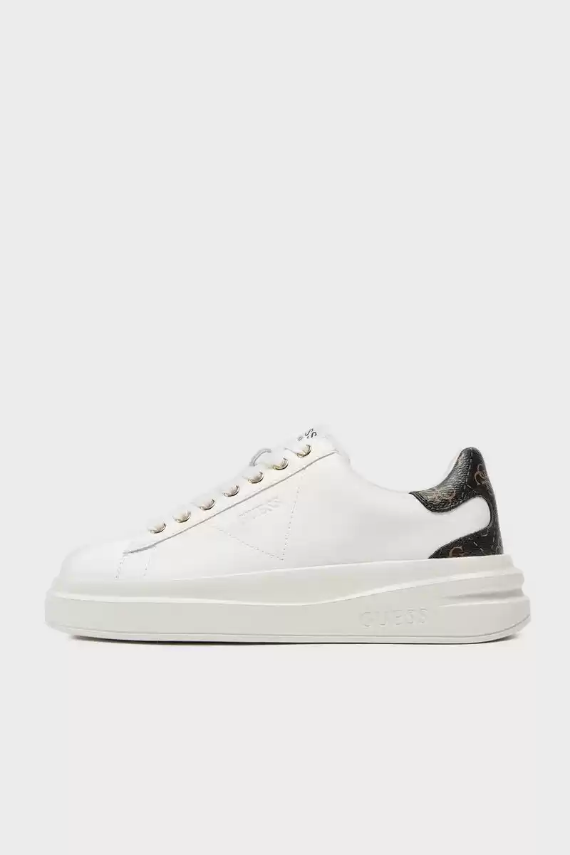Guess Kadın Beyaz Elbina Deri Sneaker