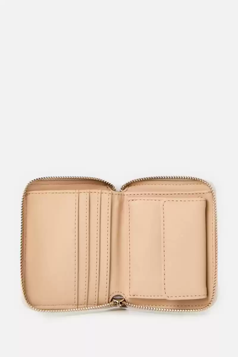 Guess Kadın Krem Laurel Logolu Mini Cüzdan