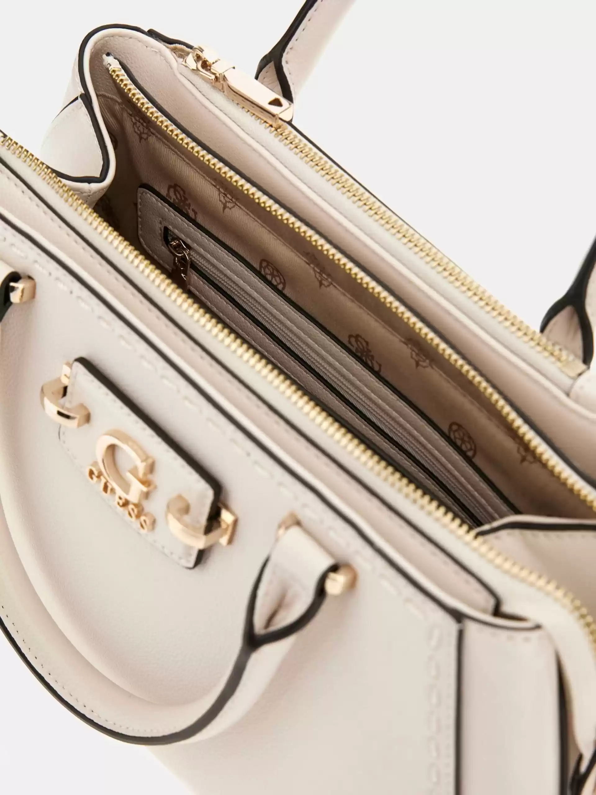 Guess Kadın Beyaz  Nastra Society Satchel Çanta