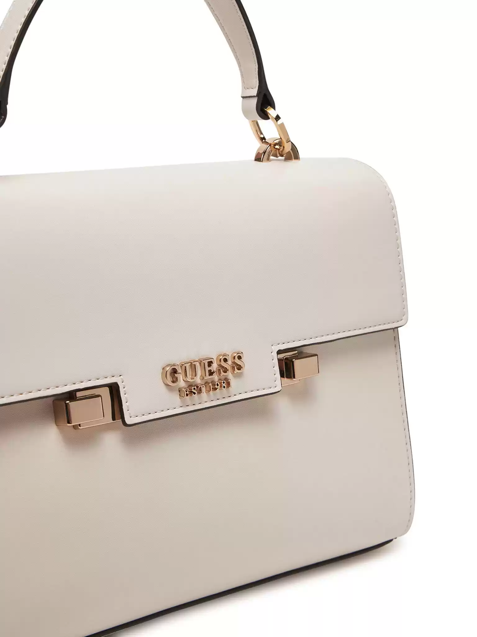 Guess Kadın Ekru Eco Aldith El Saplı Flap Çanta
