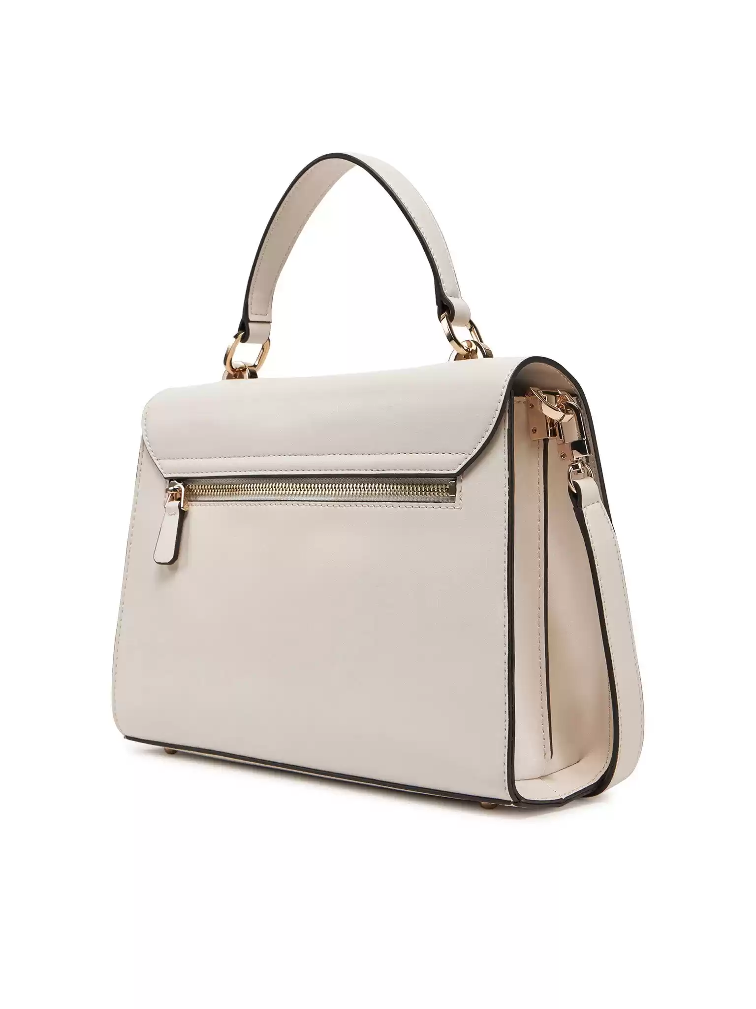 Guess Kadın Ekru Eco Aldith El Saplı Flap Çanta