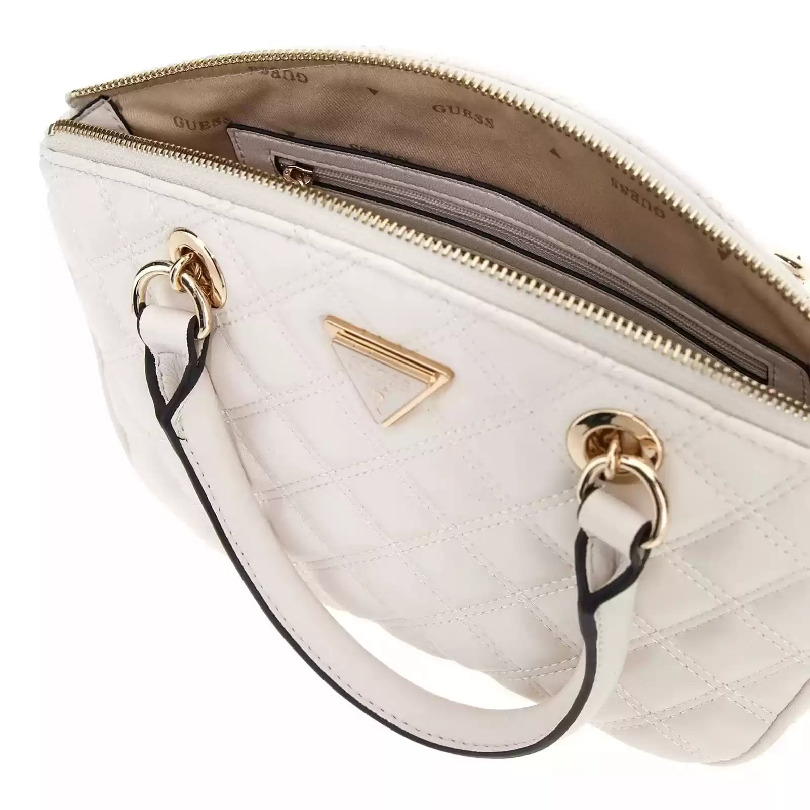 Guess Kadın Beyaz Giully Mini Satchel Çanta