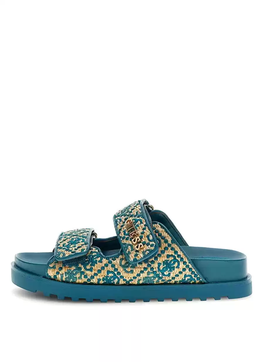 Guess Kadın Fadelizz Yeşil Terlik